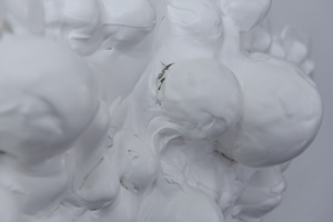 Emancipation Blandteknik 100cm x 150cm (närbild)