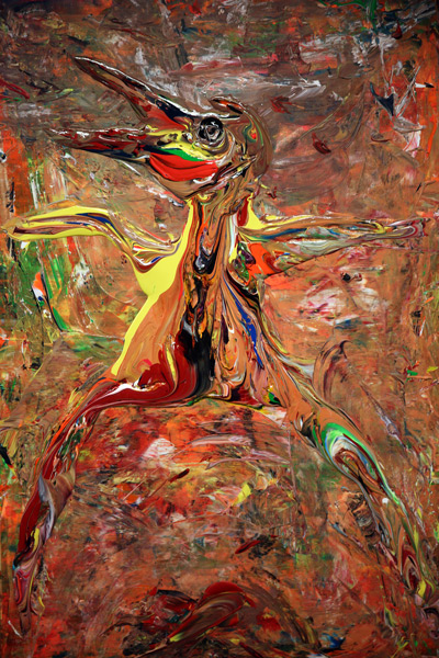 Beyond_redemption. Akryl på canvas, 150x100.